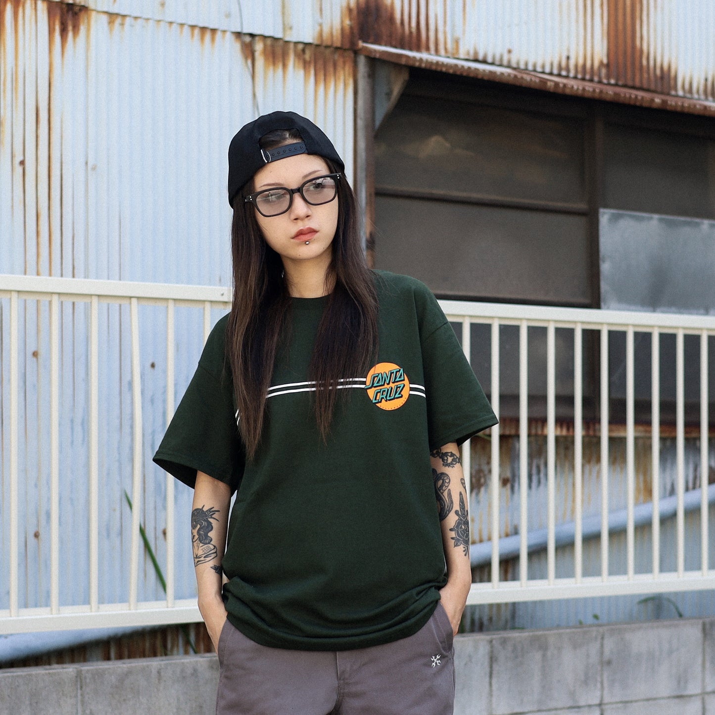 SANTA CRUZ / OTHER DOT S/S TEE (FOREST)