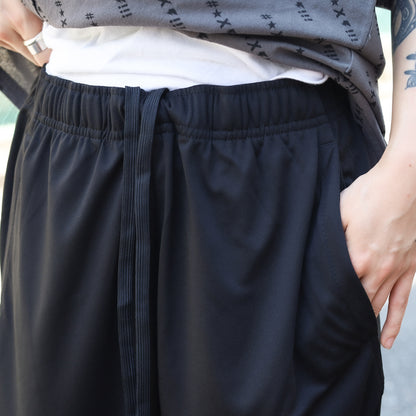 LZBN / MICRO CHECKERBOARD LZBN LOGO DRY SHORT (BLACK)