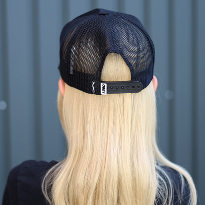 OBEY / OBEY ACADEMY TRUCKER CAP (BLACK)