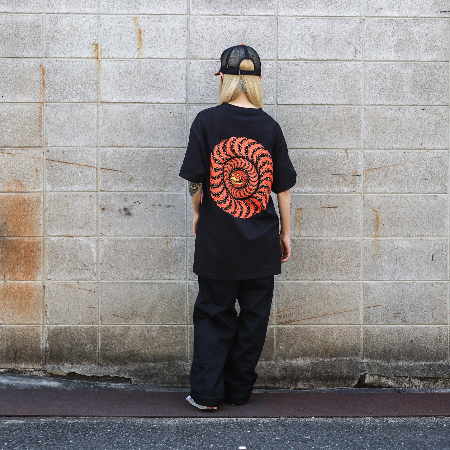 SPITFIRE X GRIMPLE STIX / FURRY CLASSIC TEE (BLACK)