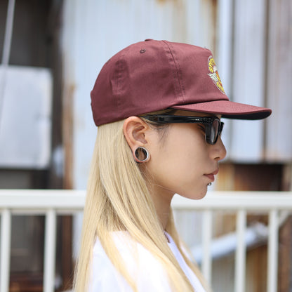 SPITFIRE X GRIMPLE STIX / FLYING GRIMPLE SNAPBACK CAP (MAROON)