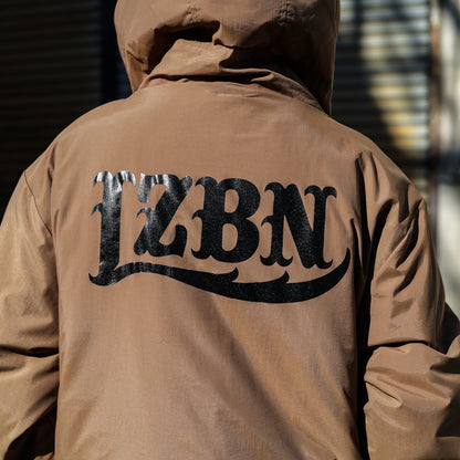 LZBN / LZBN LOGO HOODED JACKET (COYOTE)