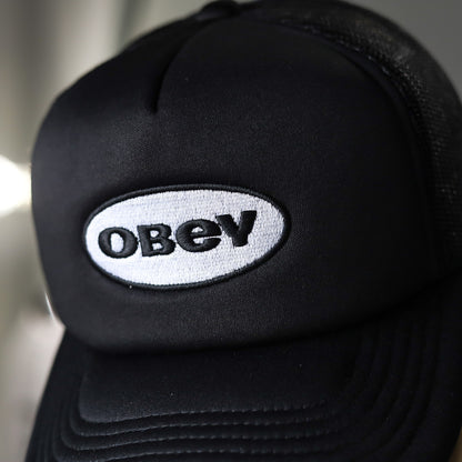 OBEY / OBEY FILE TRUCKER CAP (BLACK)