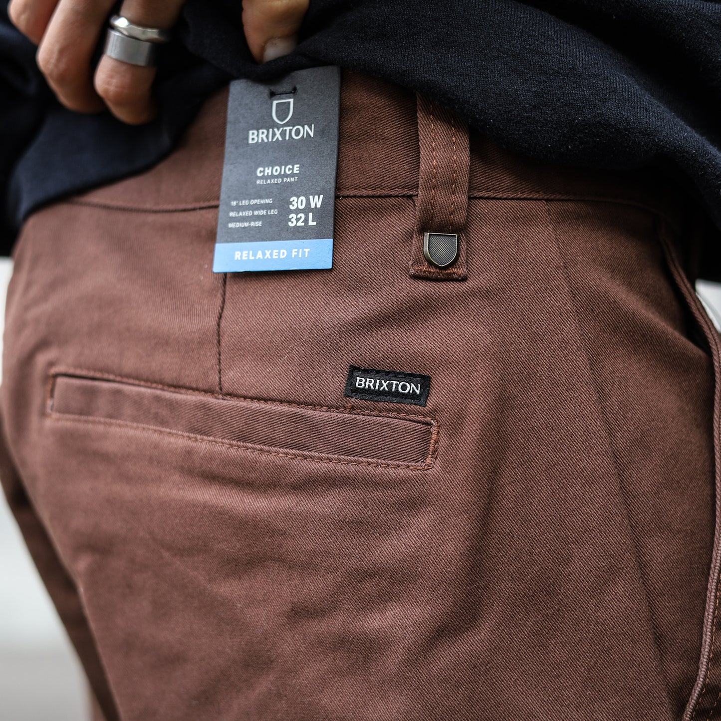 BRIXTON / CHOICE CHINO RELAXED PANT (PINECONE BROWN)