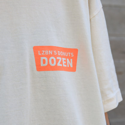 LZBN / DOZEN GARMENT DYED TEE (IVORY)