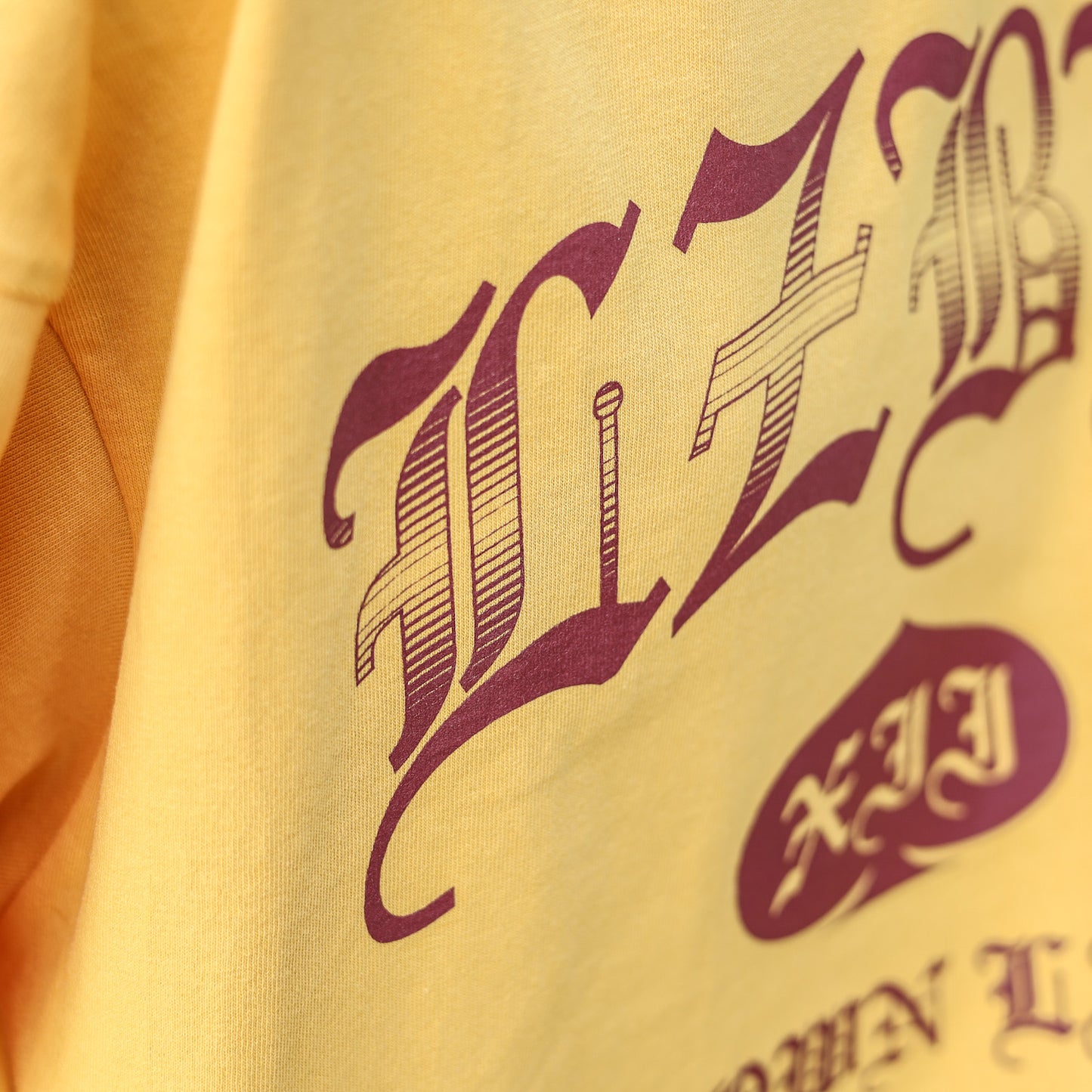 LZBN / OE COLLEGE HEAVYWEIGHT TEE (GOLD)