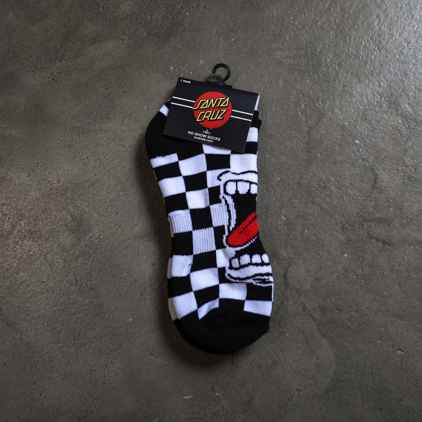 SANTA CRUZ / BIG MOUTH SOCKS (CHECKER)