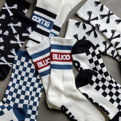 BLUCO / 2-PACK SOX -BONE- (BLACK・WHITE)