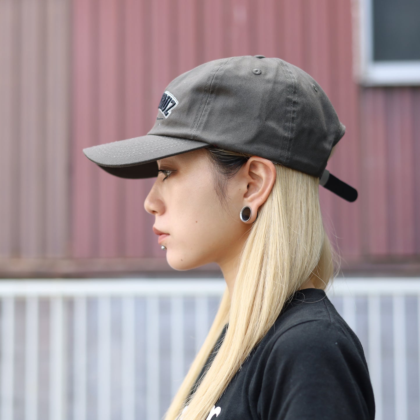 SANTA CRUZ / COLLEGIATE STRAPBACK CAP (ECO GREY)