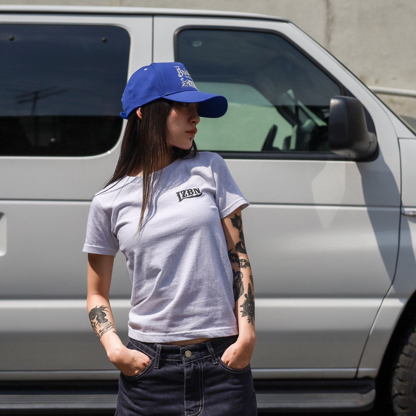 LZBN / KIDS LZBN LOGO TEE (ASH)