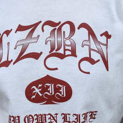 LZBN / KIDS OE COLLEGE HEAVYWEIGHT TEE (OFF WHITE)