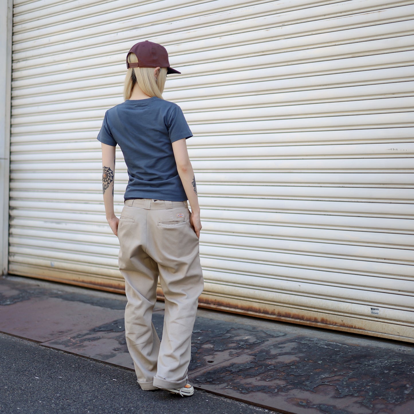 LZBN / KIDS OE COLLEGE HEAVYWEIGHT TEE (DENIM)