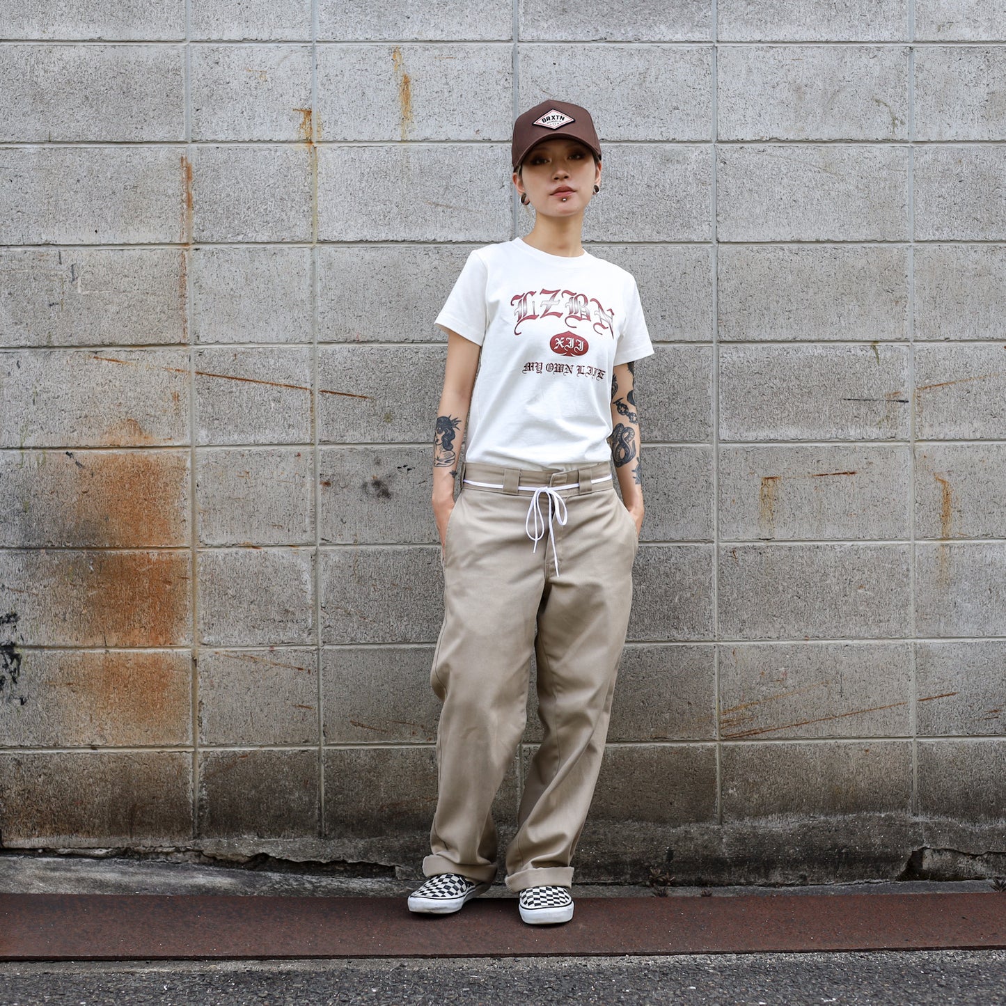 LZBN / KIDS OE COLLEGE HEAVYWEIGHT TEE (OFF WHITE)