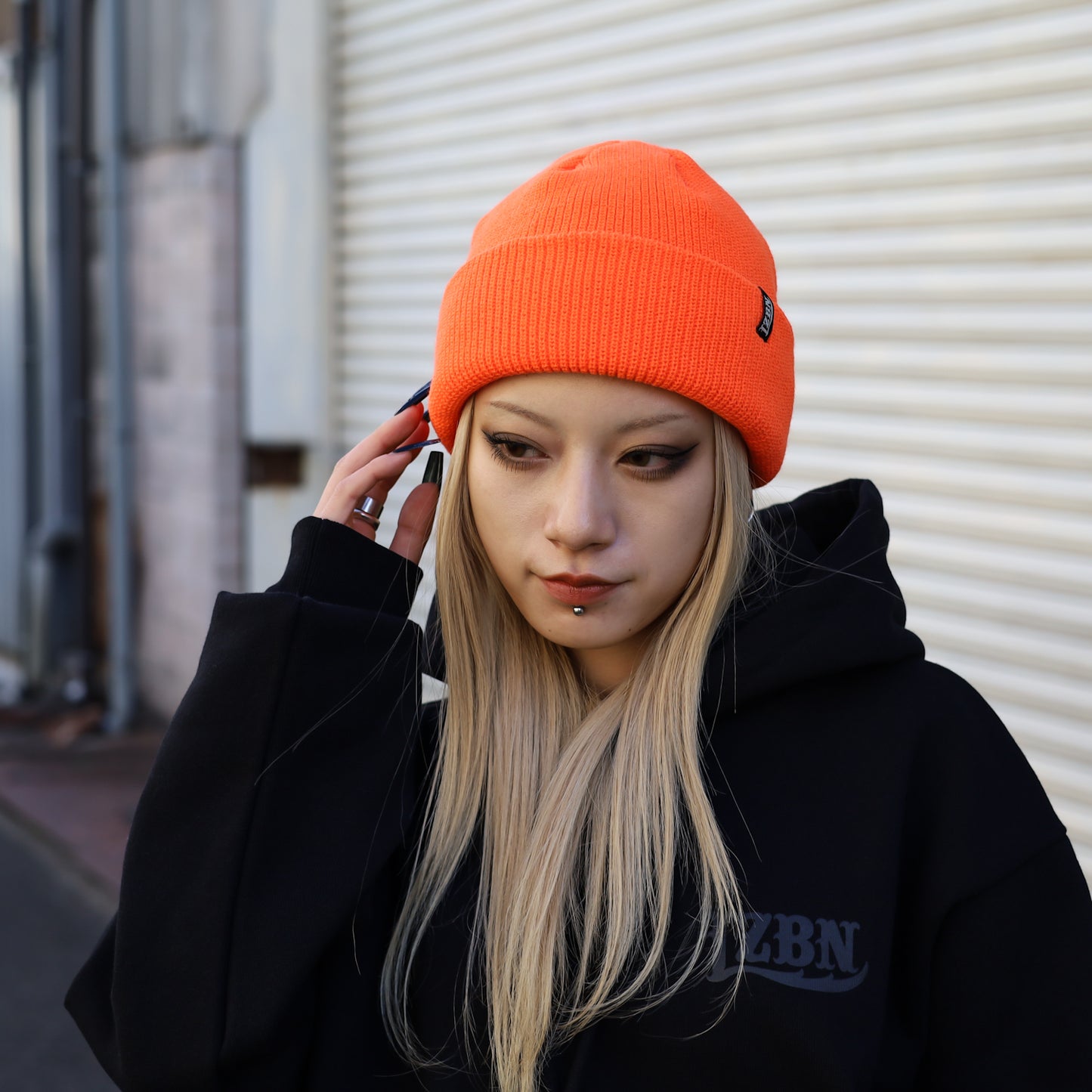 LZBN / STANDARD CHUNKY BEANIE (SAFETY ORANGE)