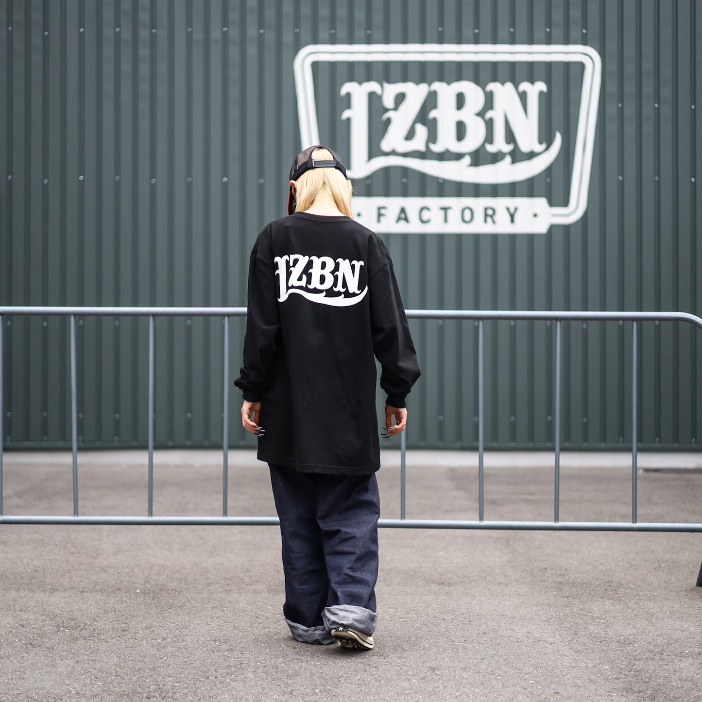 LZBN / LZBN LOGO L/S TEE (BLACK)