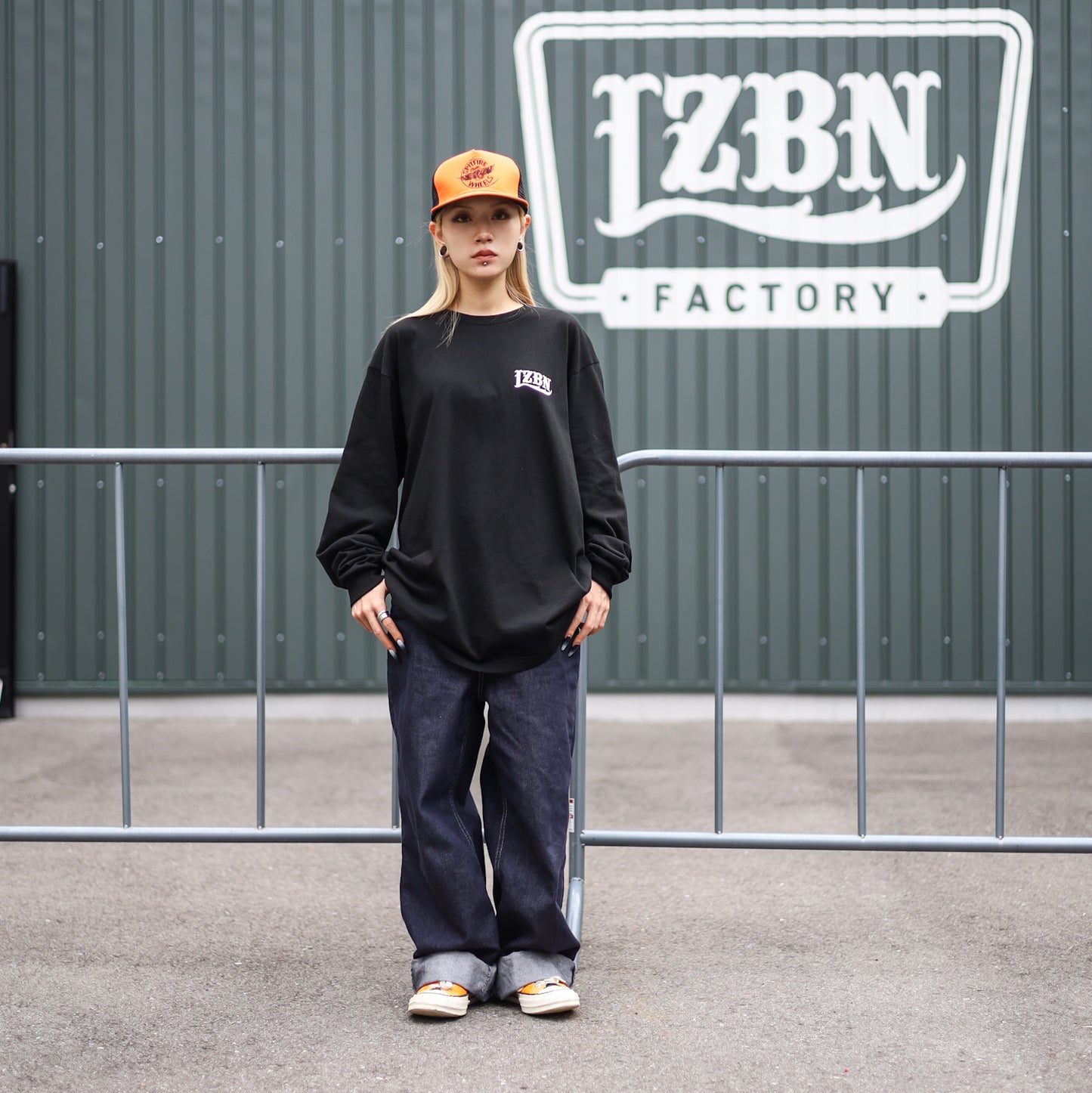 LZBN / LZBN LOGO L/S TEE (BLACK)