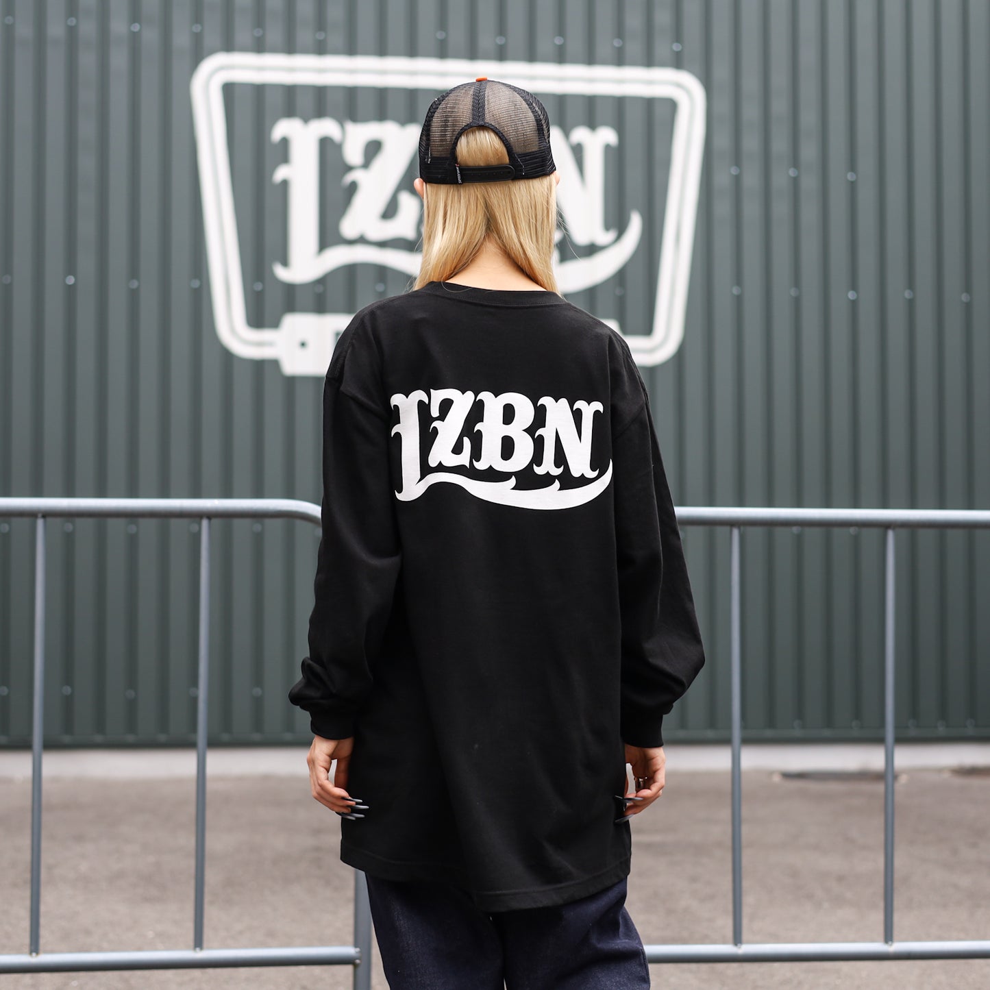 LZBN / LZBN LOGO L/S TEE (BLACK)