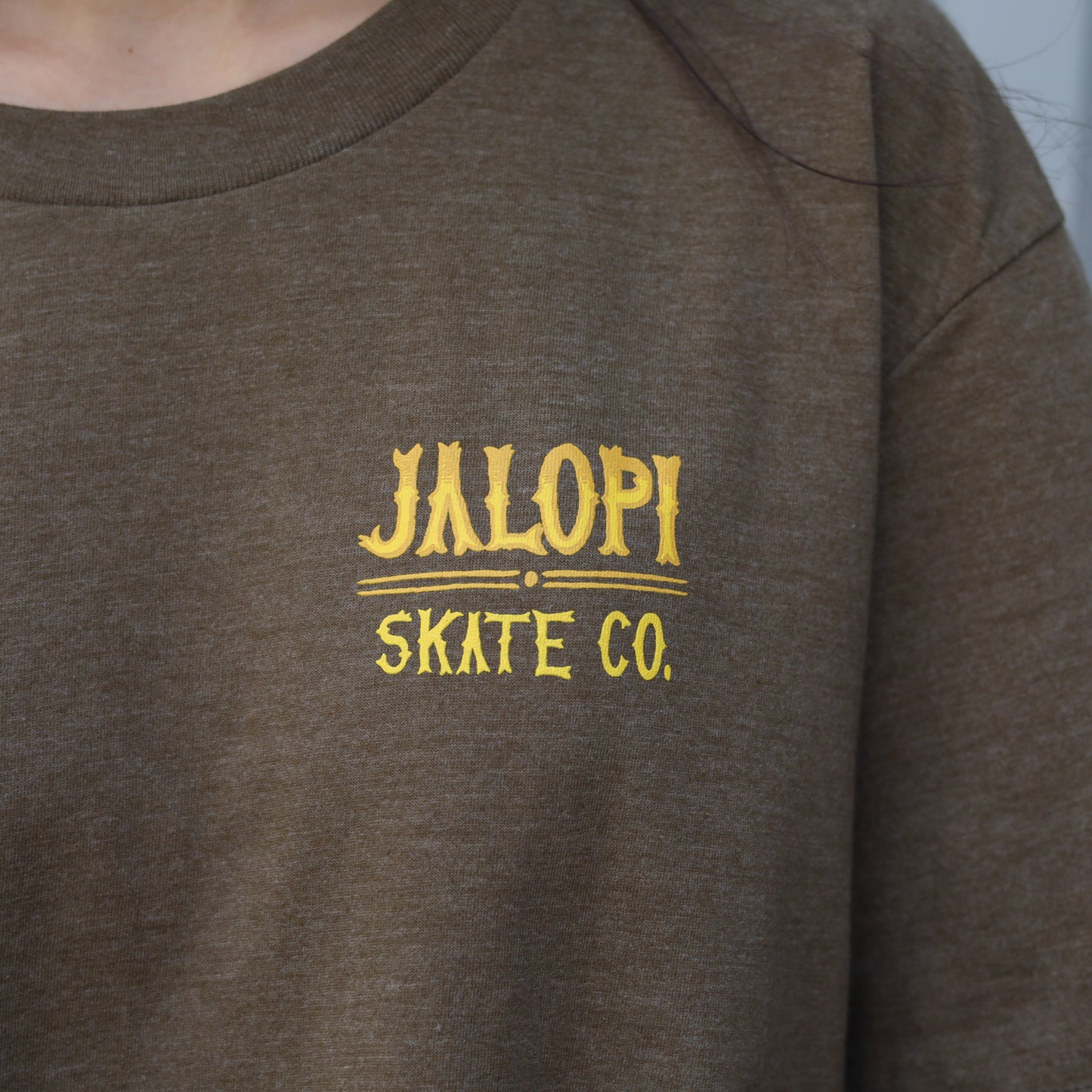 ANTIHERO / JALOPI STOP POLLUTION TEE (HEATHER ARMY)