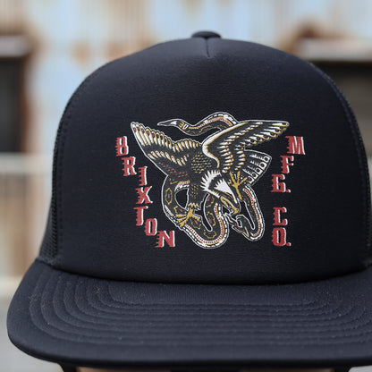 BRIXTON / BATTLE HP TRUCKER CAP (BLACK/BLACK)