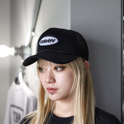 OBEY / OBEY FILE TRUCKER CAP (BLACK)