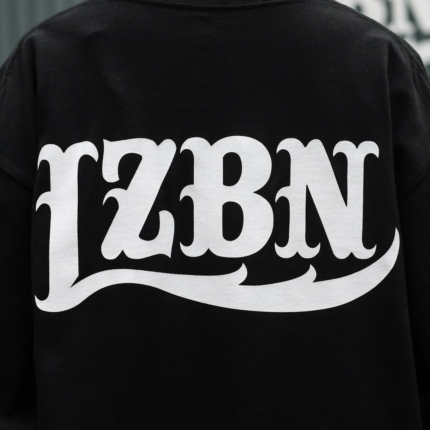 LZBN / LZBN LOGO L/S TEE (BLACK)