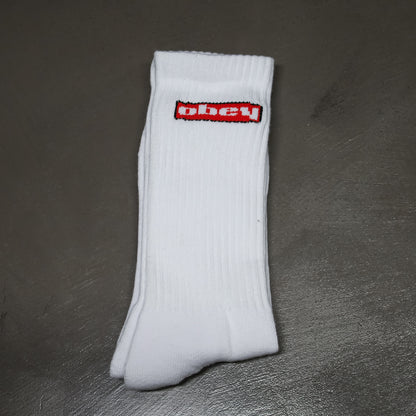 OBEY / OBEY OVAL SOCKS (WHITE)