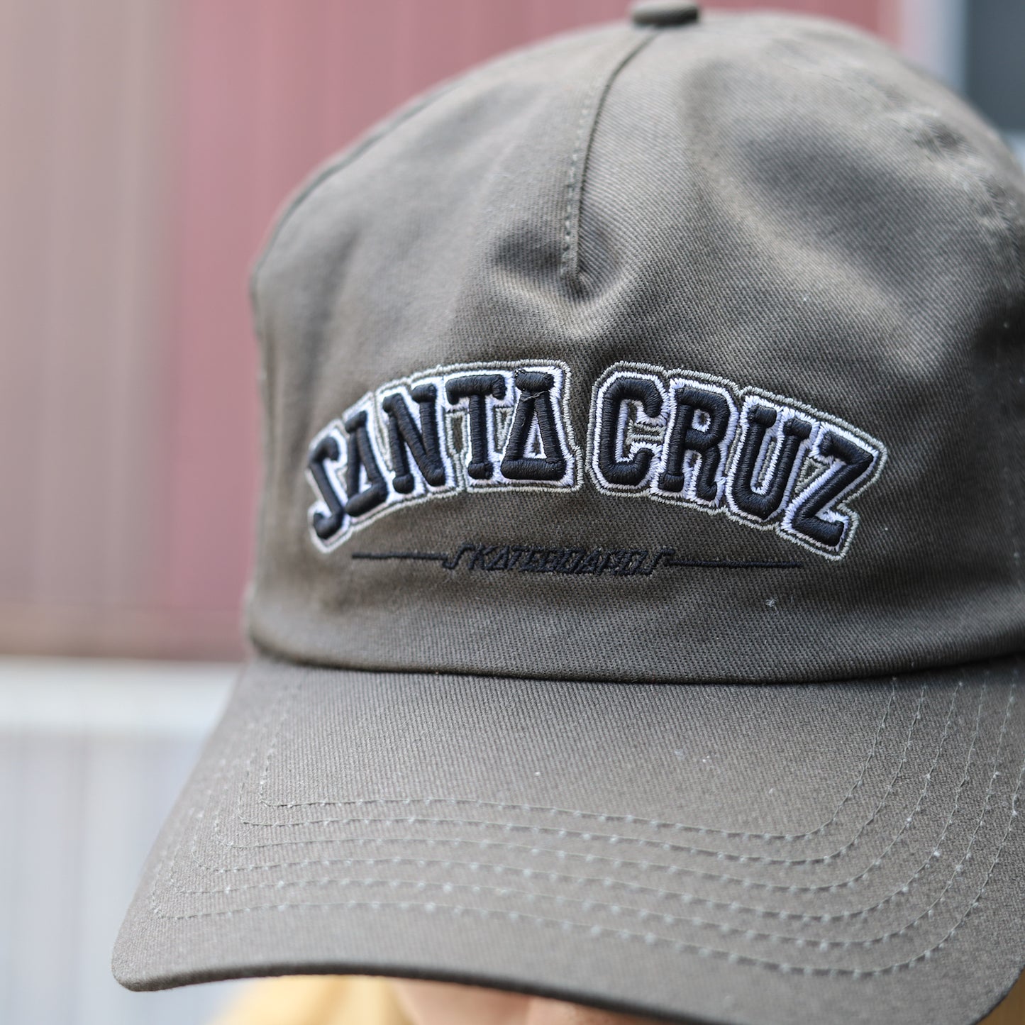 SANTA CRUZ / COLLEGIATE STRAPBACK CAP (ECO GREY)