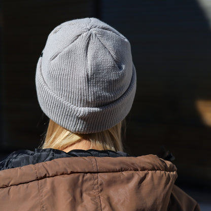 LZBN / STANDARD CHUNKY BEANIE (LIGHT GREY)