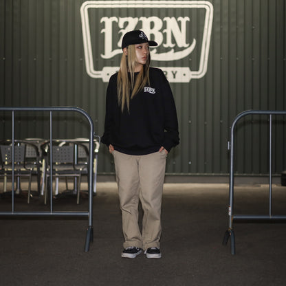 LZBN / LZBN LOGO CREWNECK SWEAT (BLACK)