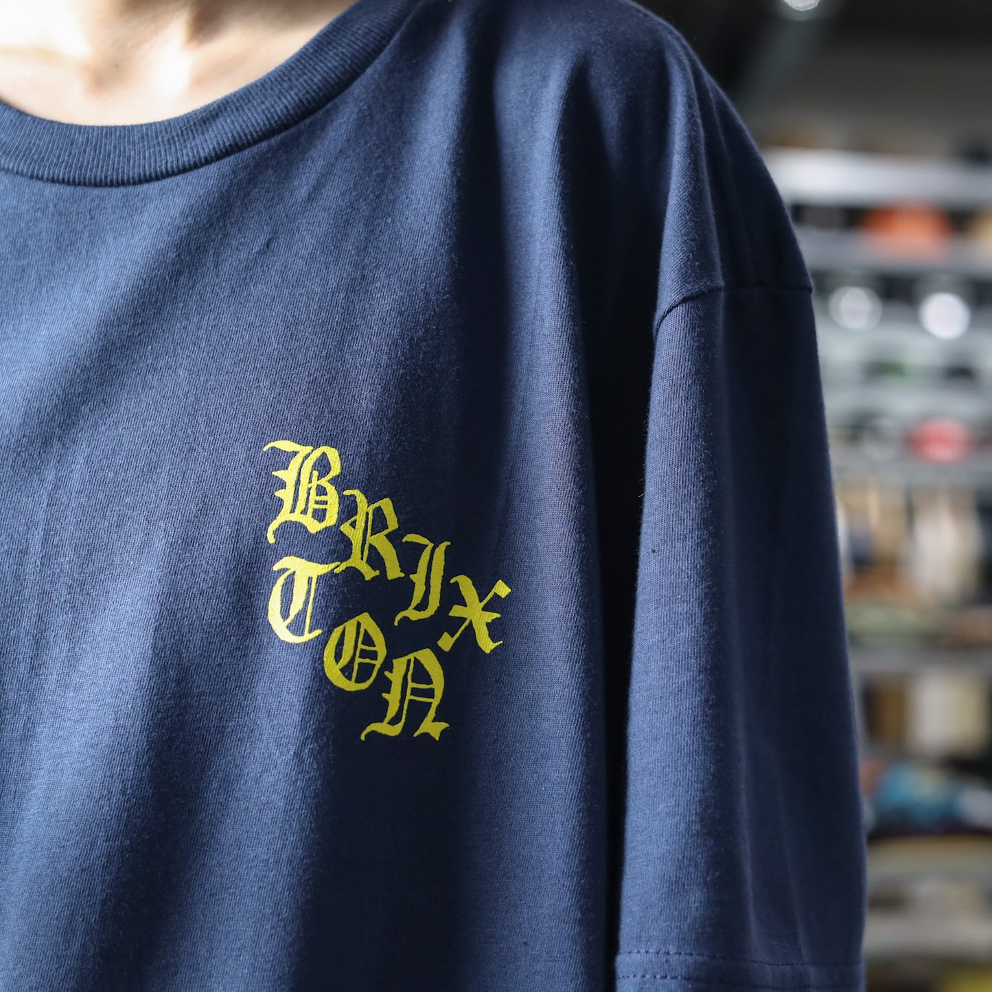 BRIXTON / BE KIND S/S STANDARD TEE (WASHED NAVY)