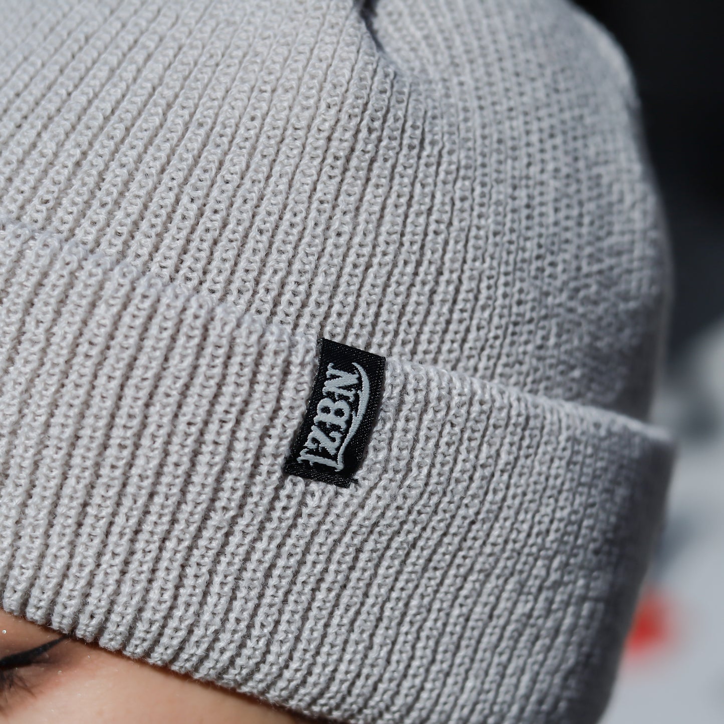 LZBN / STANDARD CHUNKY BEANIE (LIGHT GREY)