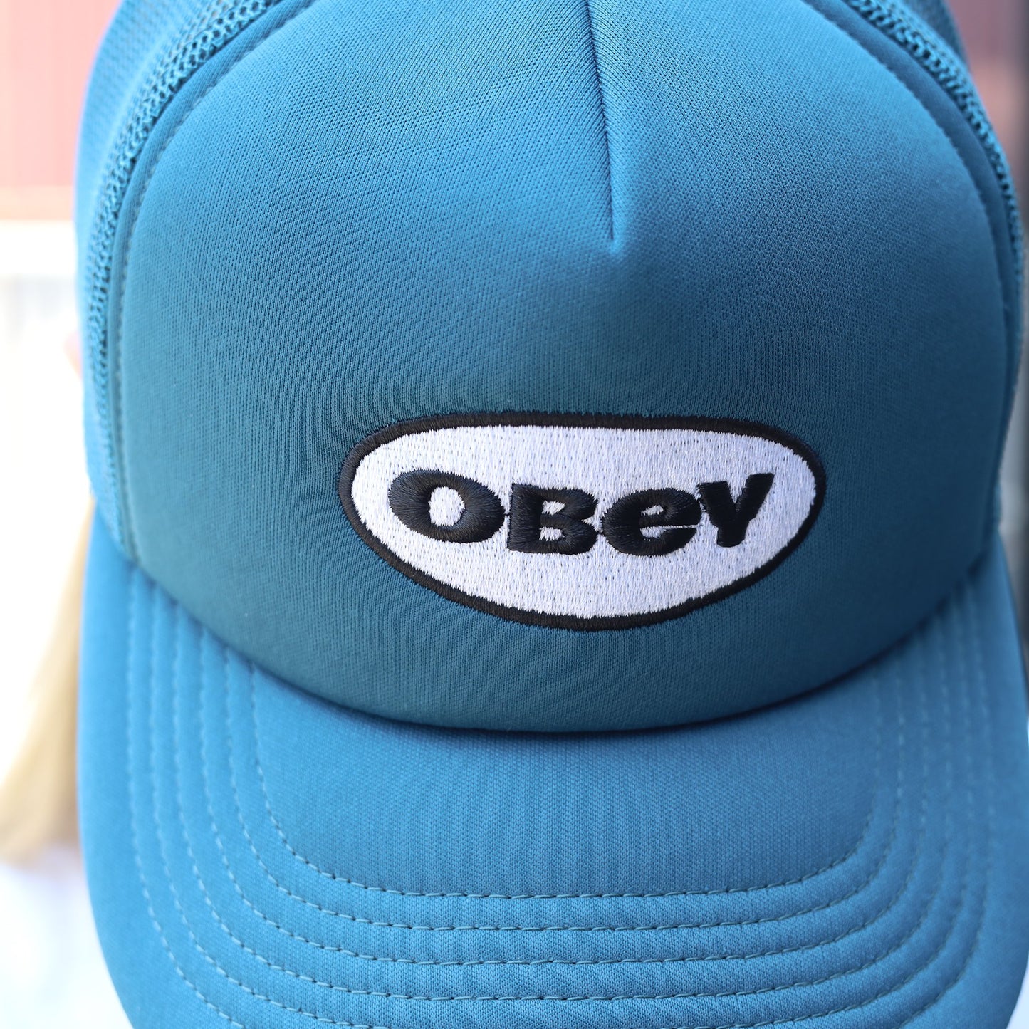 OBEY / OBEY FILE TRUCKER CAP (LEGION BLUE)