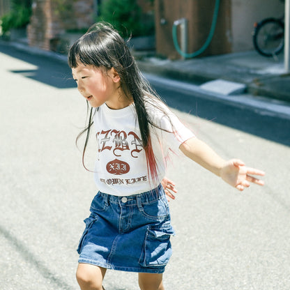 LZBN / KIDS OE COLLEGE HEAVYWEIGHT TEE (OFF WHITE)