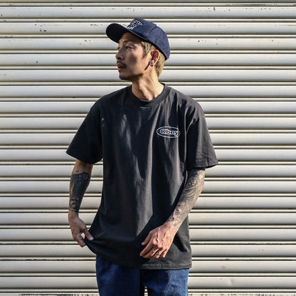 OBEY / OBEY REACTION CLASSIC TEE (VINTAGE BLACK)