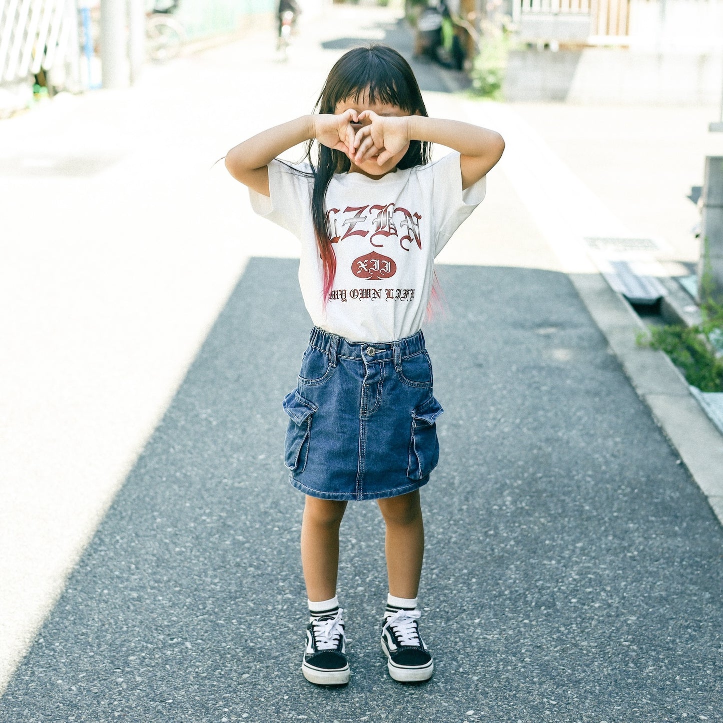 LZBN / KIDS OE COLLEGE HEAVYWEIGHT TEE (OFF WHITE)