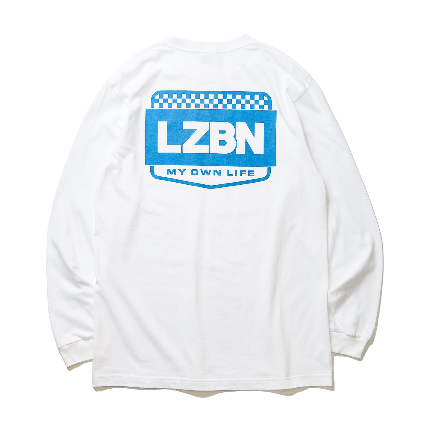 LZBN / WORKERS L/S TEE (WHITE/BLUE)