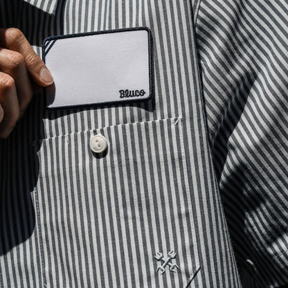 BLUCO / STANDARD WORK SHIRT S/S -STRIPE- (IVORY)