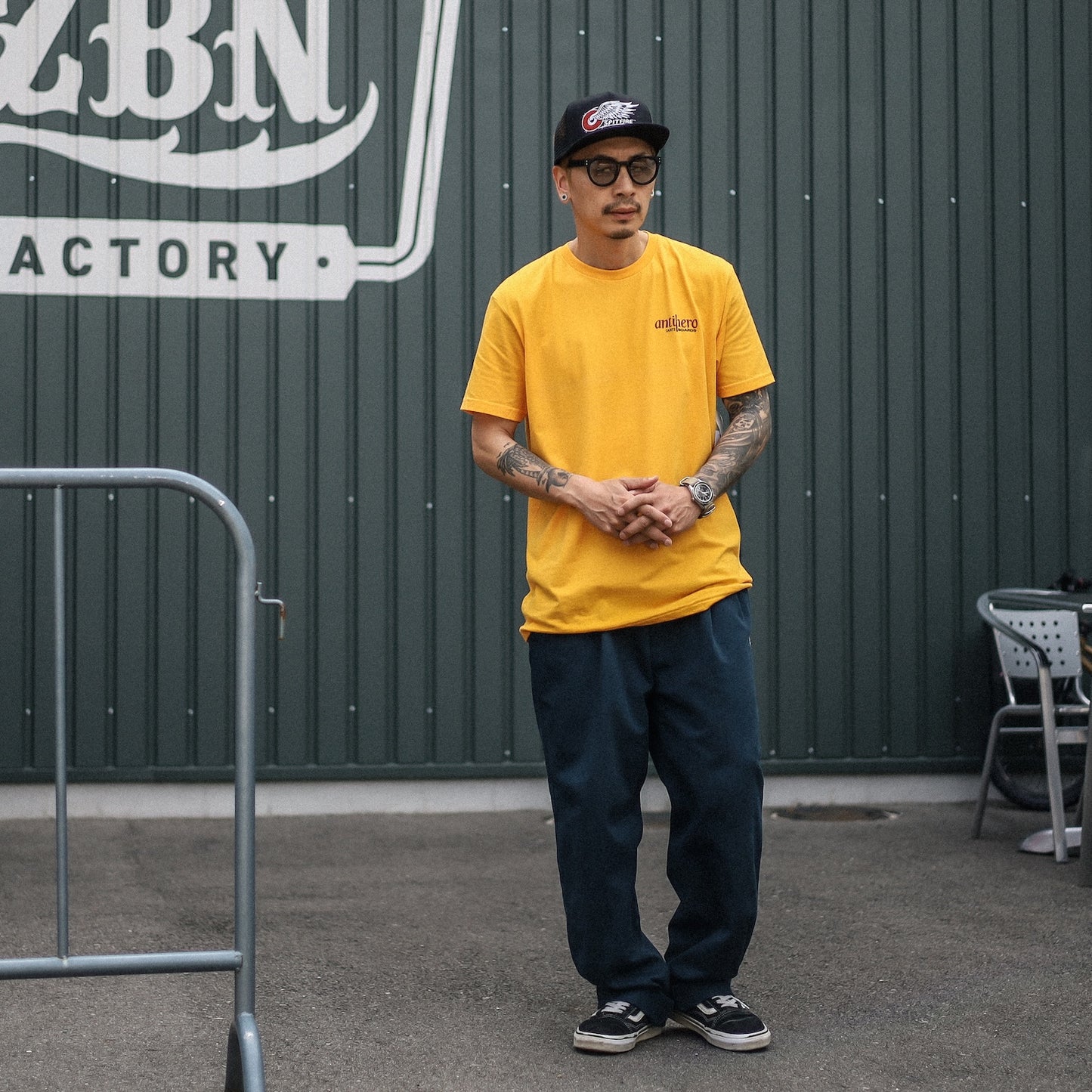 ANTIHERO / THE BUCKY S/S TEE (GOLD)