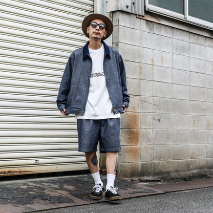 BLUCO / 12OZ DENIM EASY WORK SHORTS (HERRINGBONE)
