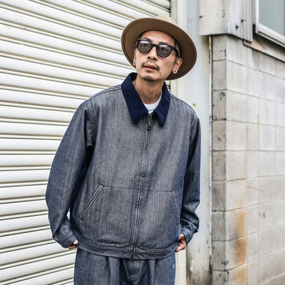 BLUCO / 12OZ DENIM WORK JACKET (HERRINGBONE)