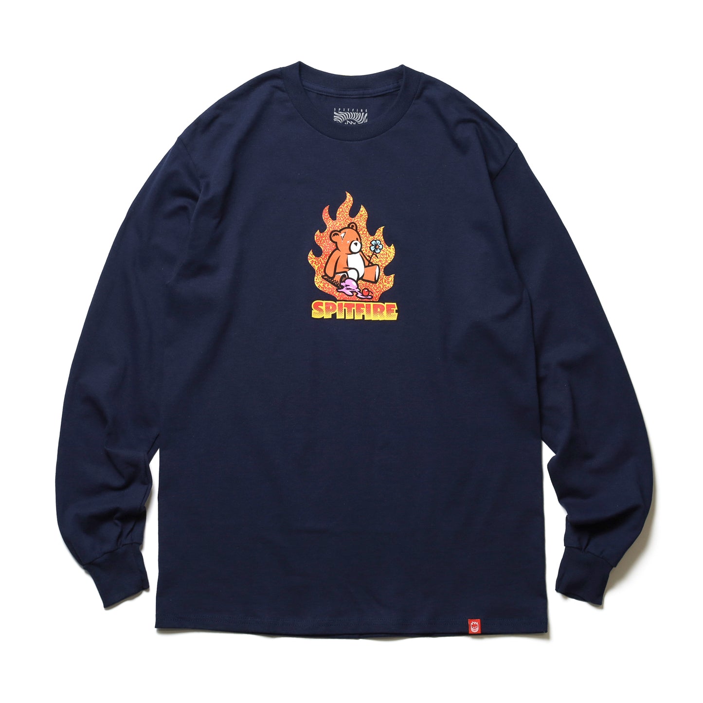 SPITFIRE / LIL BEATDOWNS L/S TEE (NAVY)