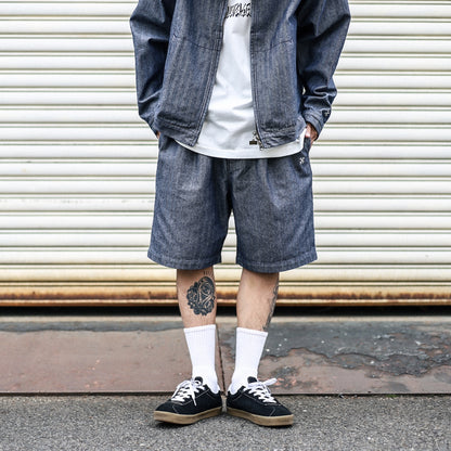 BLUCO / 12OZ DENIM EASY WORK SHORTS (HERRINGBONE)