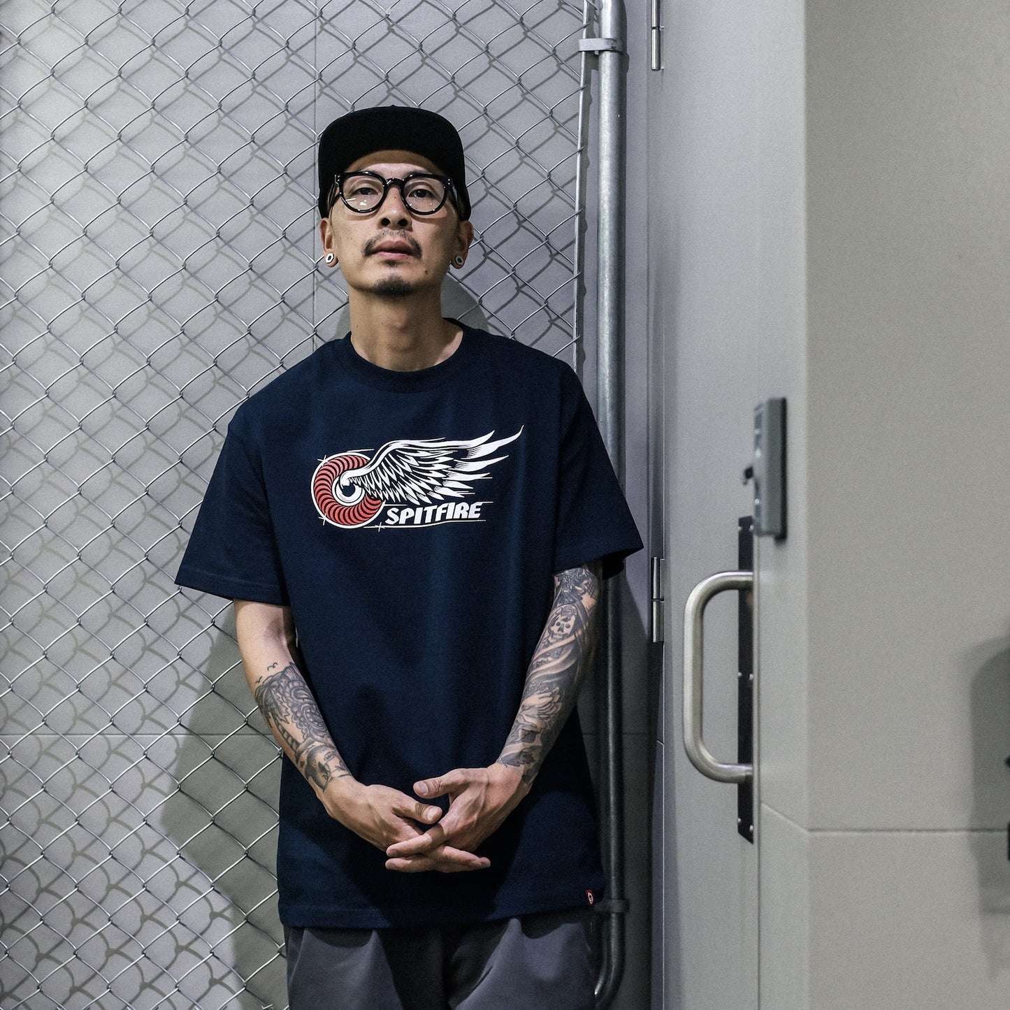 SPITFIRE / CLASSIC WING S/S TEE (TRUE NAVY)