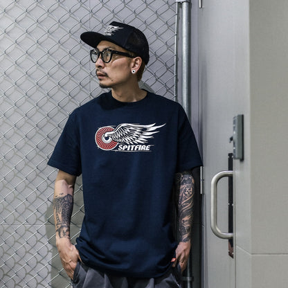 SPITFIRE / CLASSIC WING S/S TEE (TRUE NAVY)