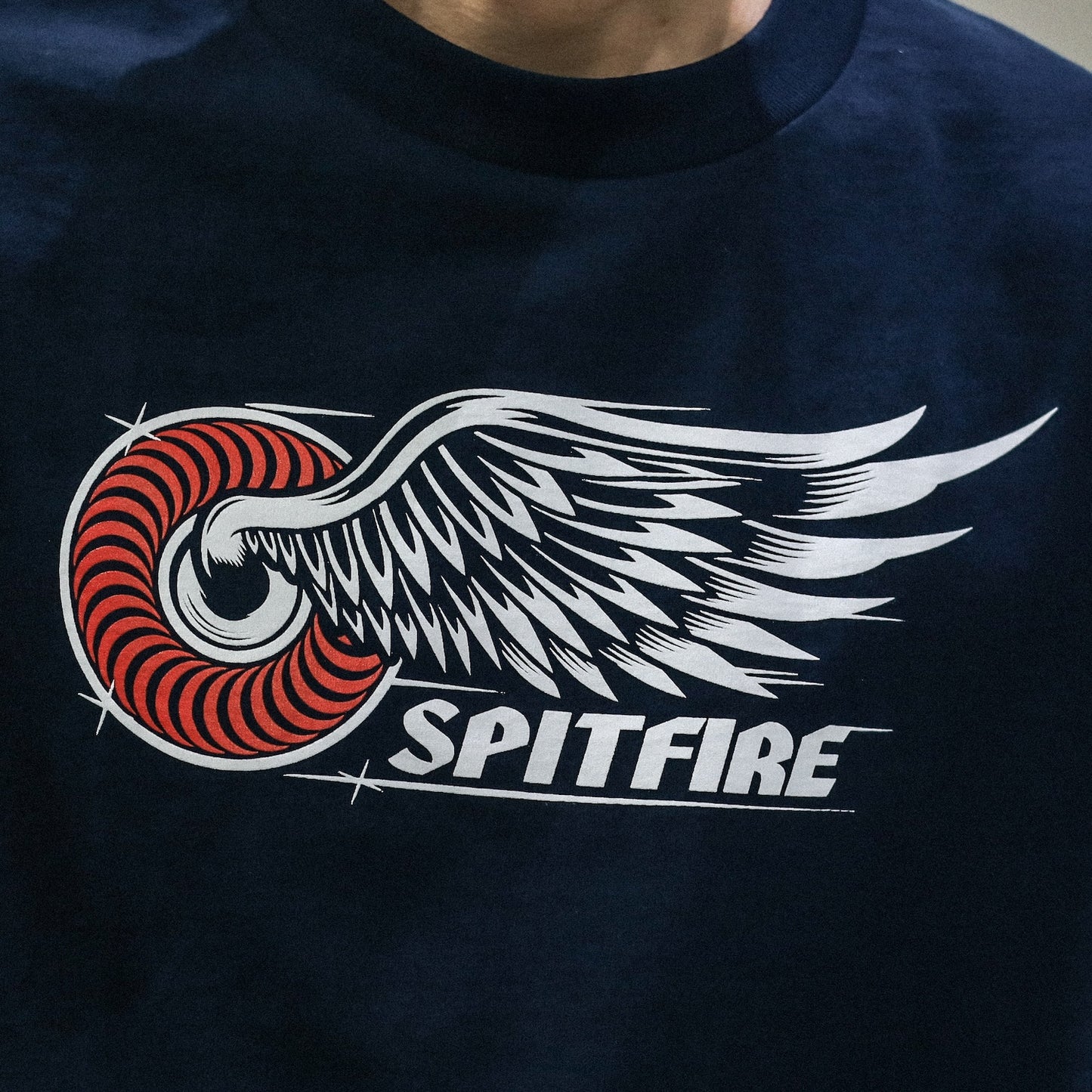 SPITFIRE / CLASSIC WING S/S TEE (TRUE NAVY)