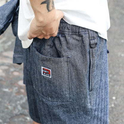 BLUCO / 12OZ DENIM EASY WORK SHORTS (HERRINGBONE)