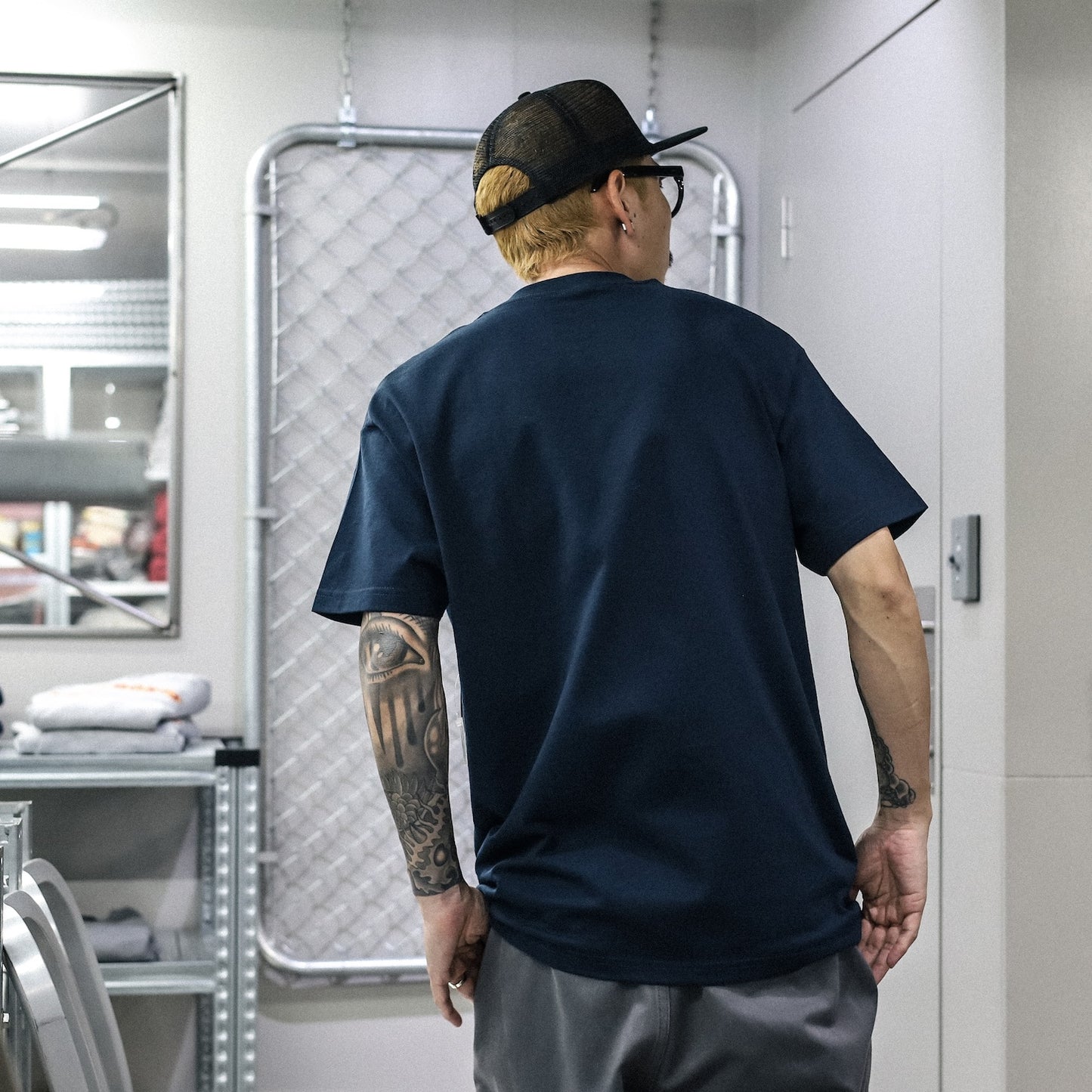 SPITFIRE / CLASSIC WING S/S TEE (TRUE NAVY)