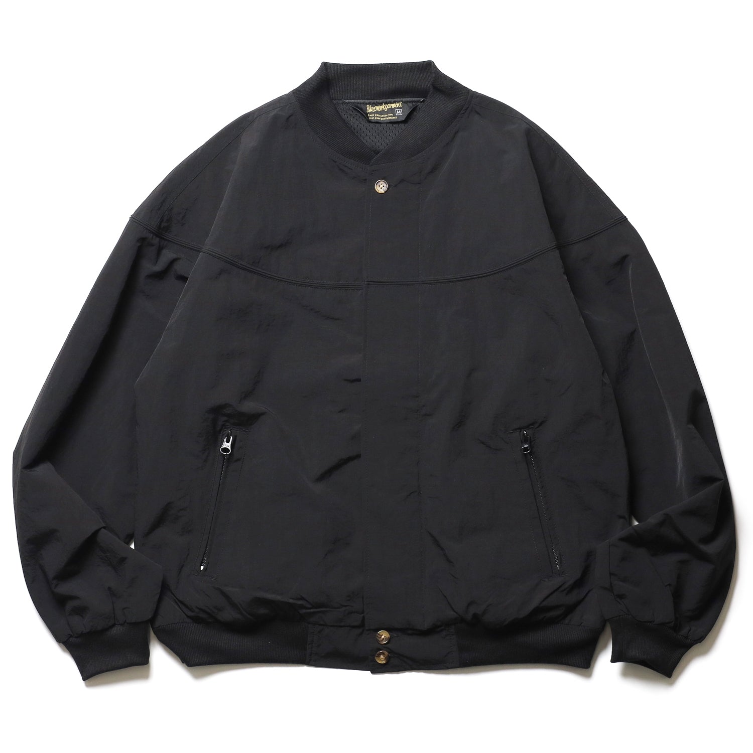 楽天市場 BLUCO/NYLON DERBY JACKET/BLK/XL メンズ