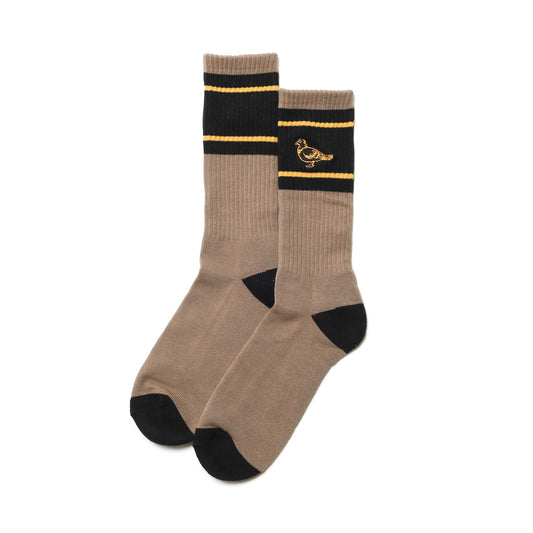 ANTIHERO / BASIC PIGEON EMB SOCKS (BRONZE/BLACK/GOLD)