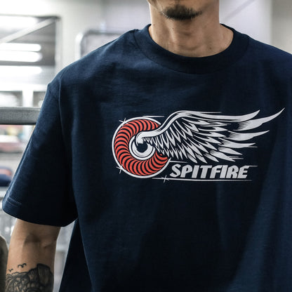 SPITFIRE / CLASSIC WING S/S TEE (TRUE NAVY)
